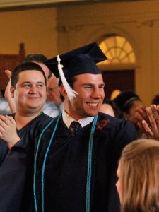 Joe Stray at Commencement