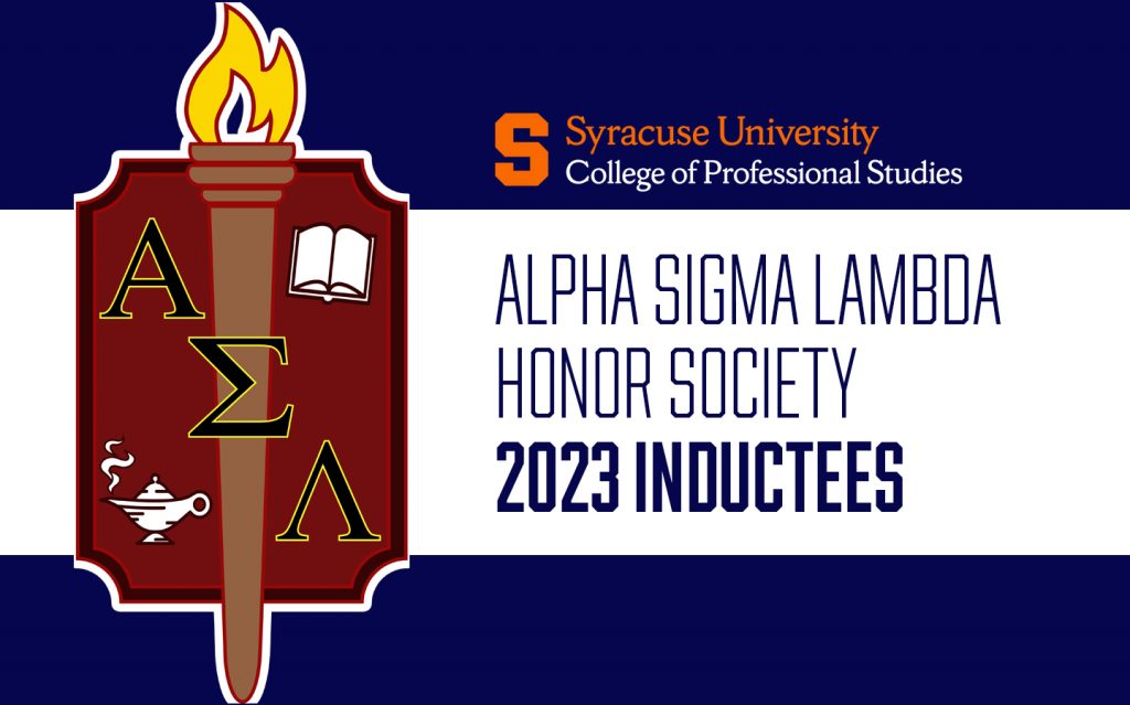 Alpha Sigma Lambda Honor Society 2023 Inductees